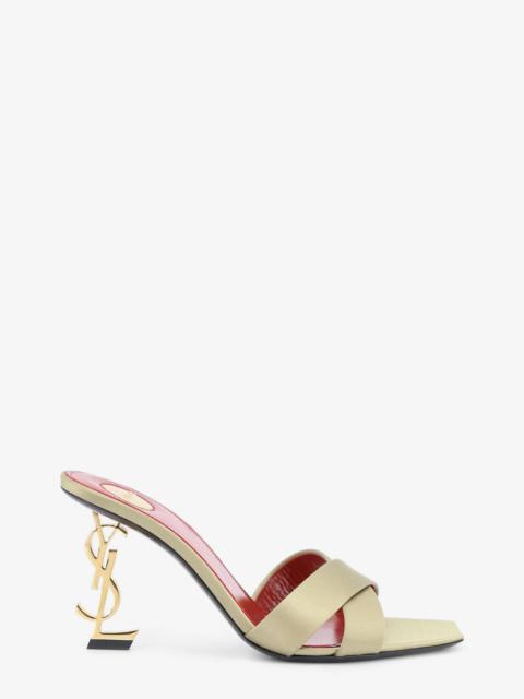 SAINT LAURENT Saint Laurent Opyum Satin Sandals