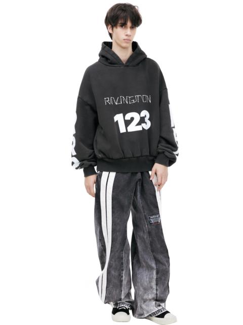 RRR123 EMBROIDERED LOGO HOODIE
