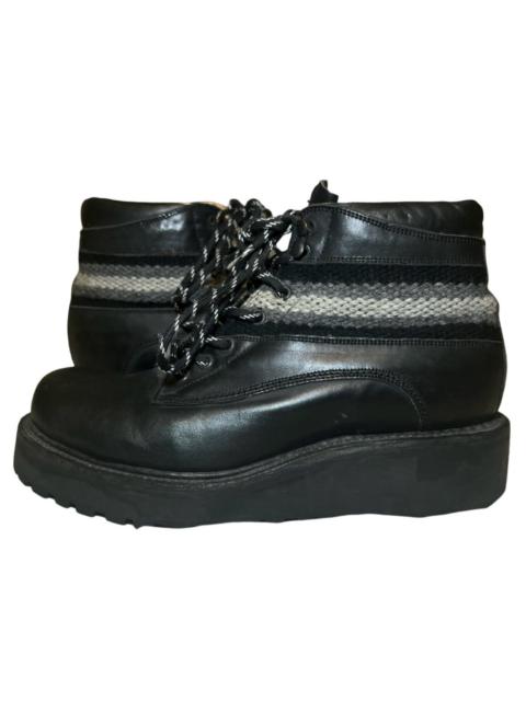 NUMBER (N)INE Wool Wedge Combat Boots