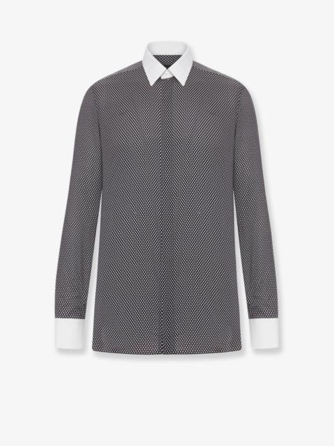 TOM FORD Tom Ford Microfantasy Cotton Shirt