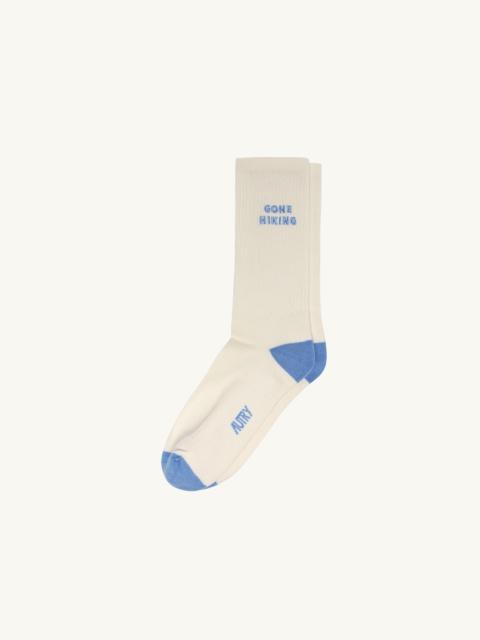 AUTRY UNISEX  RIBBED SOCKS GONE HIKING