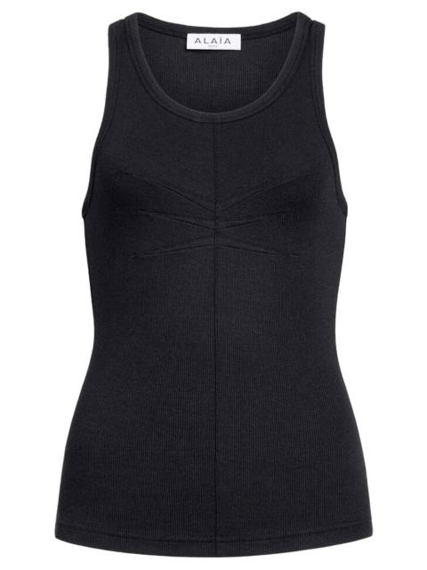 Alaïa Alaia Women Darts Cotton Tank Top