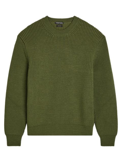 TOM FORD Tom Ford Ribbed Crew-neck Wool Jumper