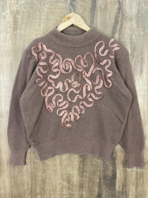 Other Designers Art - Chareas Brown Knit Sweaters #1302