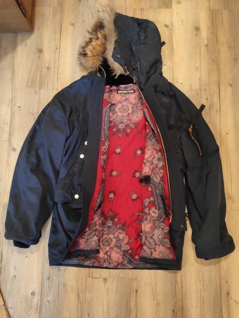 Other Designers Denis Simachev - Oversized dark blue parka. Like Raf Simons or Rick Owens