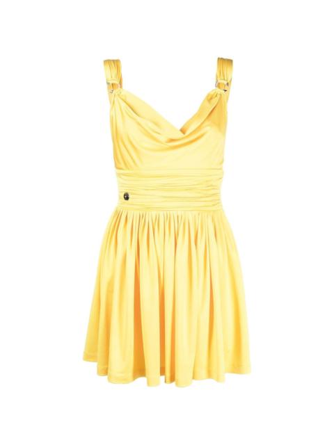 PHILIPP PLEIN gathered waist mini dress