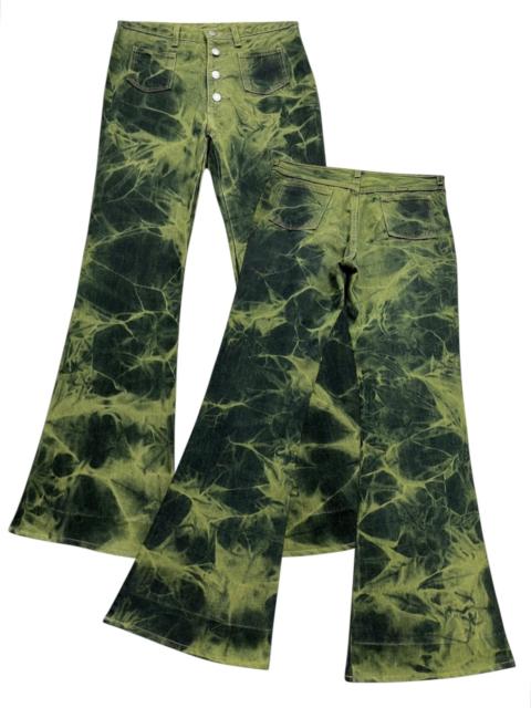 Other Designers 🔥Vintage WRANGLER TieDye Buttonfly Bush Pants Super FLARE