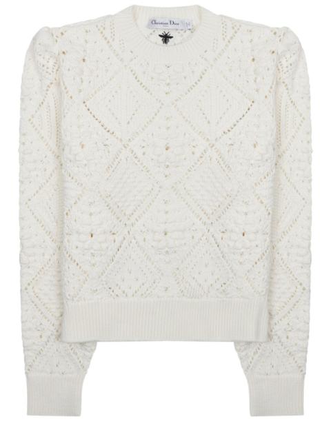 Dior Dior Women Maglia Traforata In Cotone