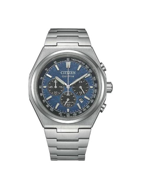 Citizen - Citizen Zenshin Chronograph Blue Dial Men's Watch CA4610-85L