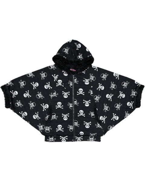 Other Designers Angel Blue - Seditionaries Crazy Angel Skulls Batwings Hoodie