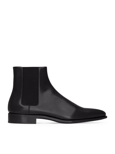 SAINT LAURENT Saint Laurent Men Adrien Box Leather Chelsea Boots