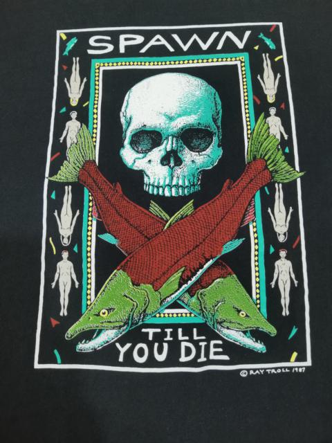Other Designers Vintage - Vintage Spawn Movie 1987 Till You Die Tee Skull Horror