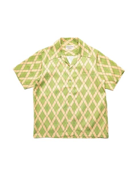 Samurai Jeans "NARAHIRA" Snake Pattern Shirt - Green