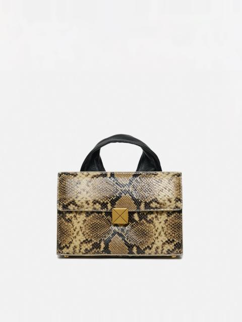 Nanushka Embossed Leather Top Handle Bag