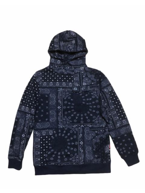 Other Designers Designer - Awesome BANDANA Print Hooded Sweatshirt KAPITAL Style