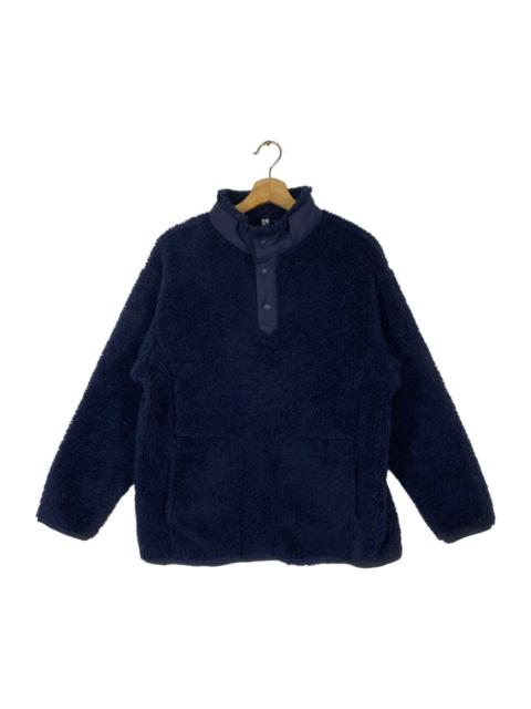Other Designers White Mountaineering X Uniqlo Fleece Half Button M Size