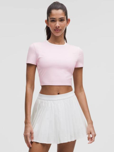 lululemon Tight-Fit Cropped Shelf-Bra T-Shirt *Light Support, B/C Cup