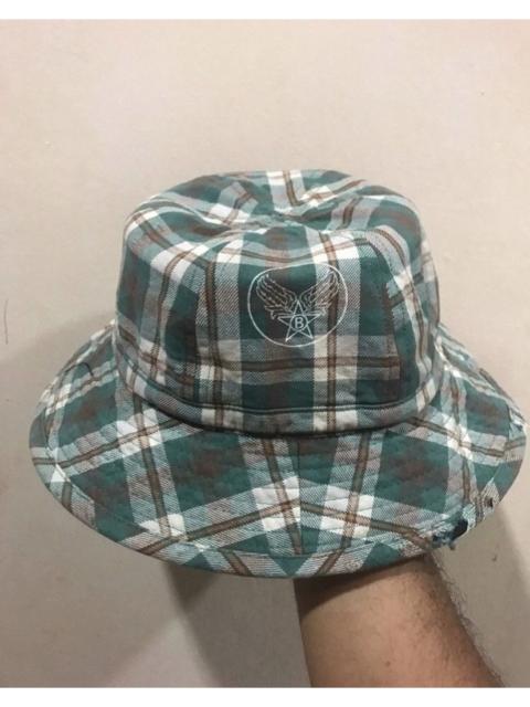 BEAMS PLUS Distress VTG USMC for Beams Plaid Bucket Hat