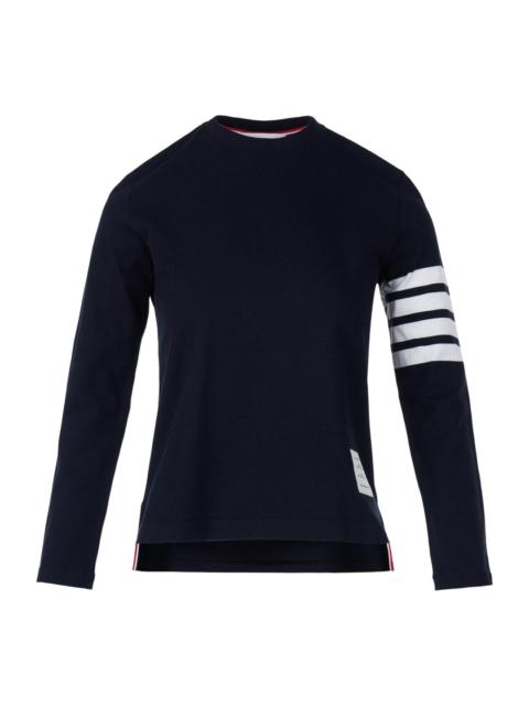 Thom Browne Jersey 4-Bar Long Sleeve Tee Women