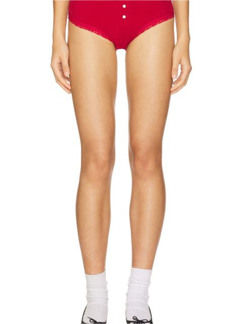 Frankies Bikinis X Bella Hadid Bluebell Rib Short