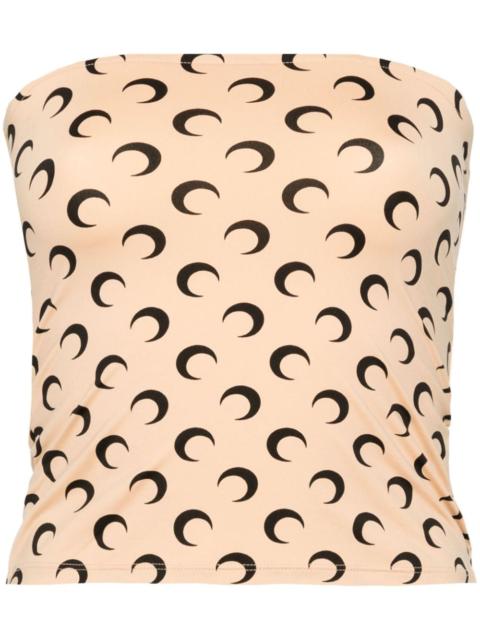 Marine Serre MARINE SERRE moonogram Tube Top