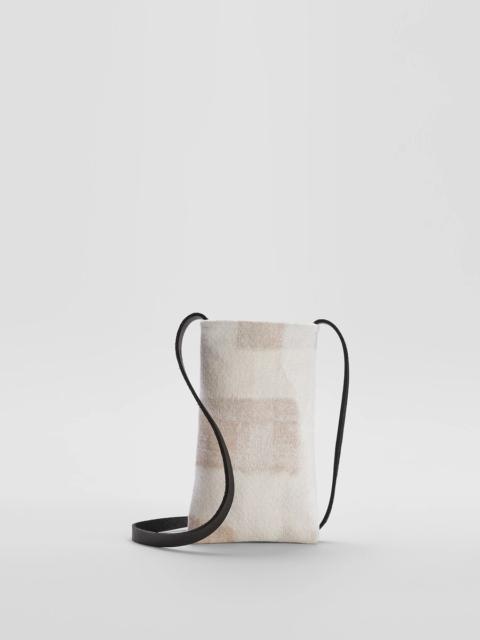 EILEEN FISHER Waste No More Felted Phone Pouch