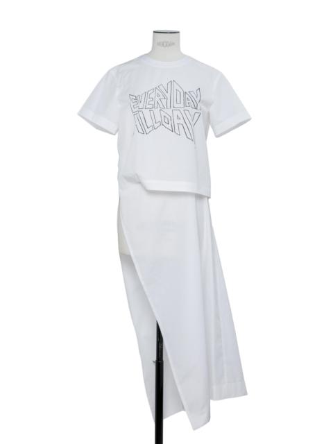 sacai geoff sacai by Geoff Mcfetridge Poplin Dress