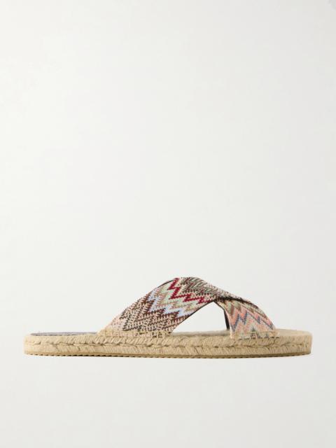 Missoni Harlow Woven Striped Espadrilles Sandals