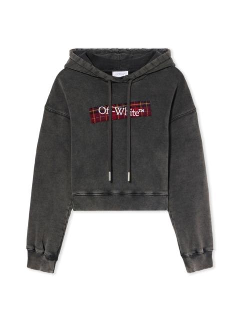 Off-White Bookish Crop Logo Hoodie