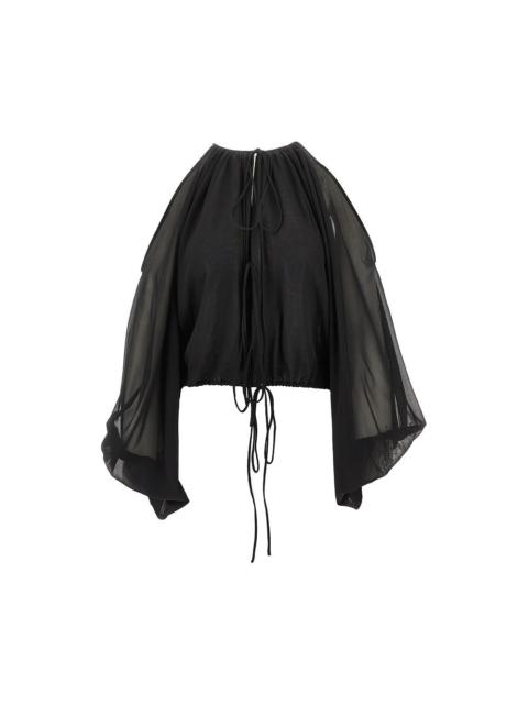 THE ANDAMANE 'VESTA' STRETCH GEORGETTE BLOUSE