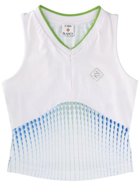 CASABLANCA TENNIS TOP WITH LOGO