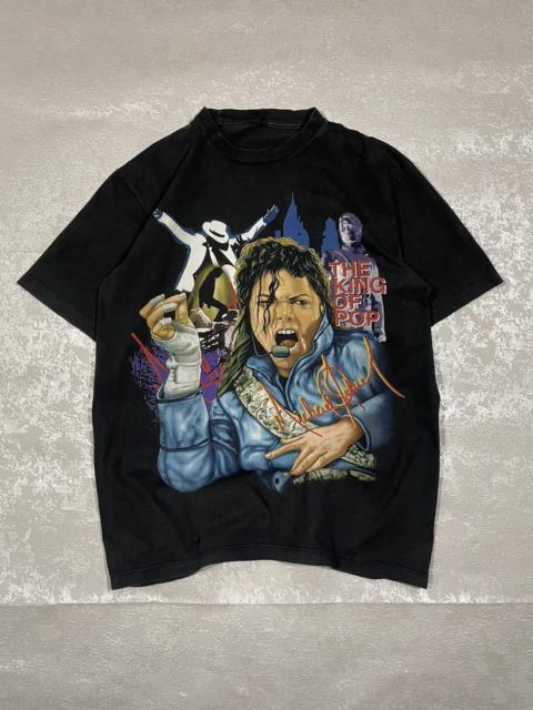 Other Designers Band Tees - Vintage Michael Jackson The king of pop AllOver Print Tshirt