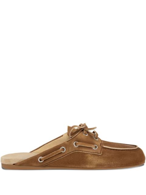 Miu Miu Miu Miu Women Suede Leather Slippers