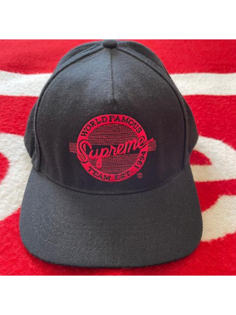 Supreme College Circle Logo 5 panel cap hat snapback F/W08