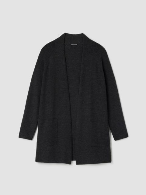 EILEEN FISHER Merino Long Cardigan in Regenerative Wool