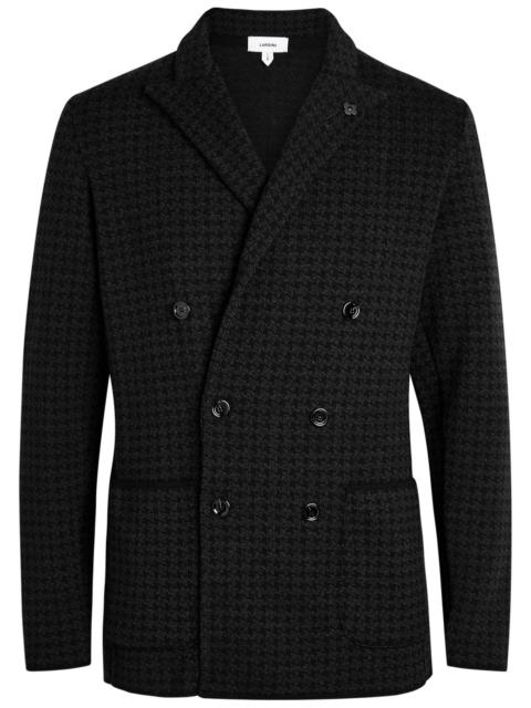 LARDINI Lardini Houndstooth Wool Cardigan