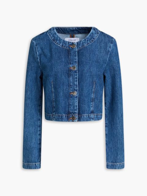 DEREK LAM 10 CROSBY Ezra cropped denim jacket
