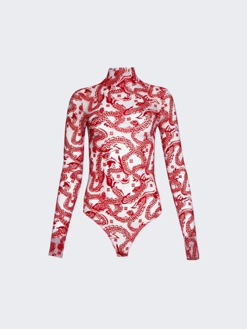 Givenchy Jacquard Bodysuit Pink