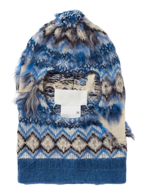 Maison Margiela Wool Fair Isle Balaclava