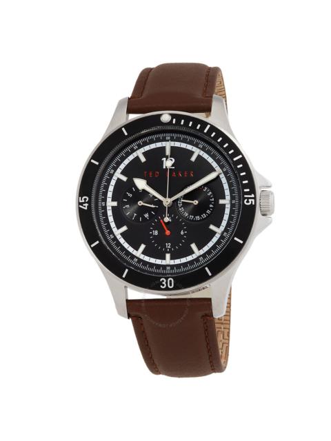 Ted Baker - Ted Baker Multifunction Quartz Black Dial Men's Watch BKPNTF004