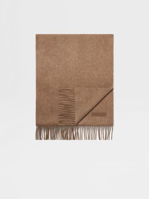 ZEGNA BROWN OASI CASHMERE SCARF