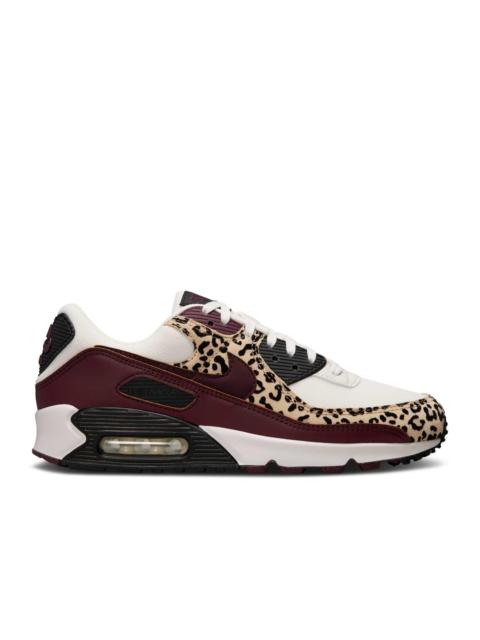 Nike WMNS AIR MAX 90 'BURGUNDY LEOPARD'