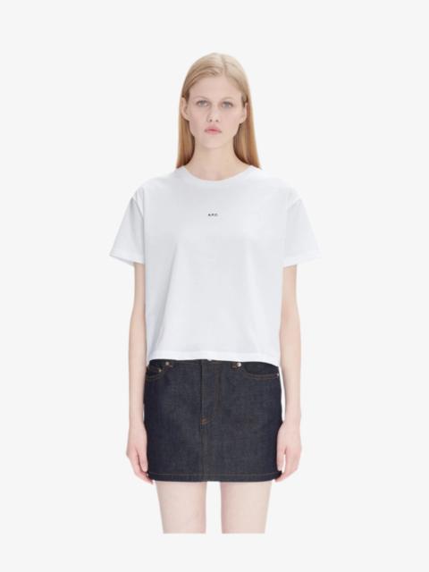 A.P.C. BOXY MICRO LOGO T-SHIRT