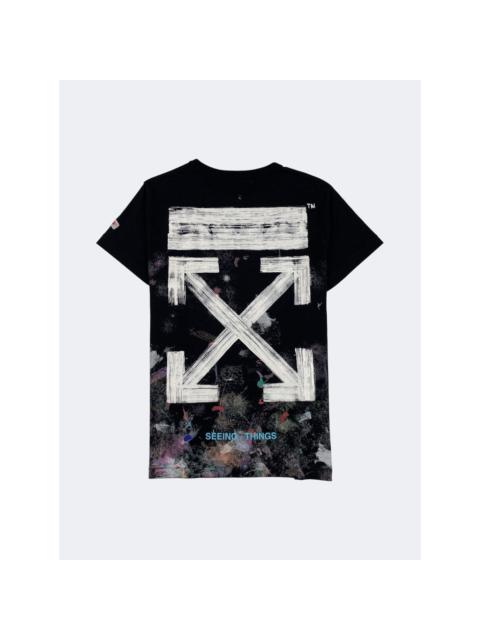 Off-White c/o Virgil Abloh "SEEING THINGS" Galaxy Brushed T-Shirt