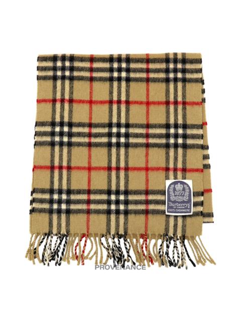 Burberry Scarf - Silver Jubilee Nova Check Cashmere