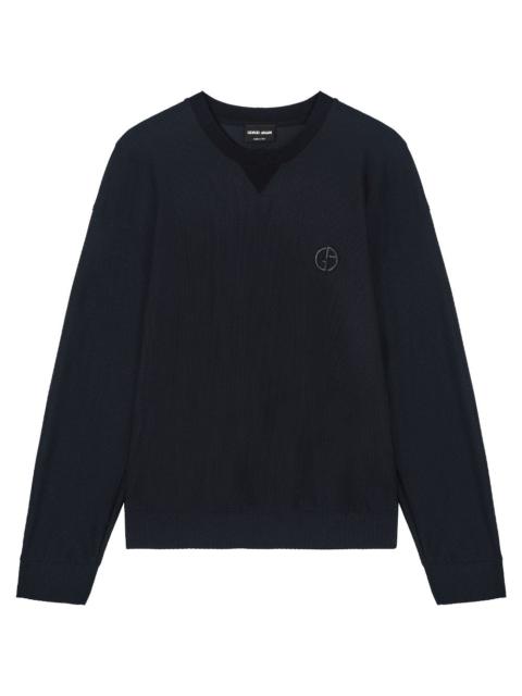 GIORGIO ARMANI Giorgio Armani Men Technical Waffle Sweatshirt