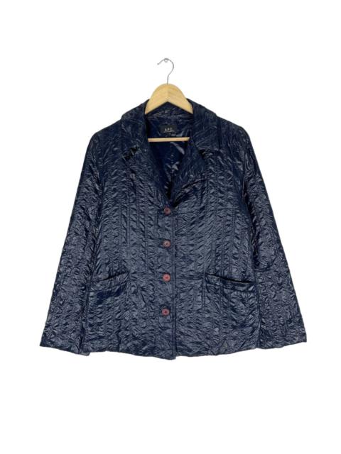 A.P.C. ❄️A.P.C FRANCE QUILTED BUTTON JACKET
