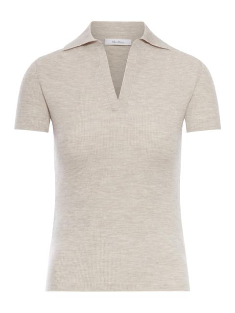 Max Mara Max Mara Women Ribbed Wool Polo