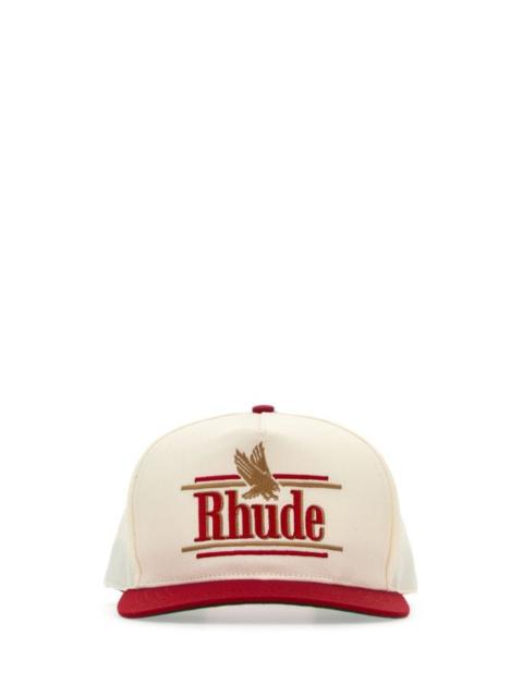 Rhude Man Two-Tone Polyester Blend Baseball Cap