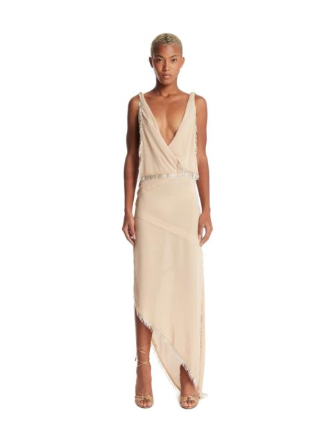 THE ATTICO Beige Asymmetric Dress